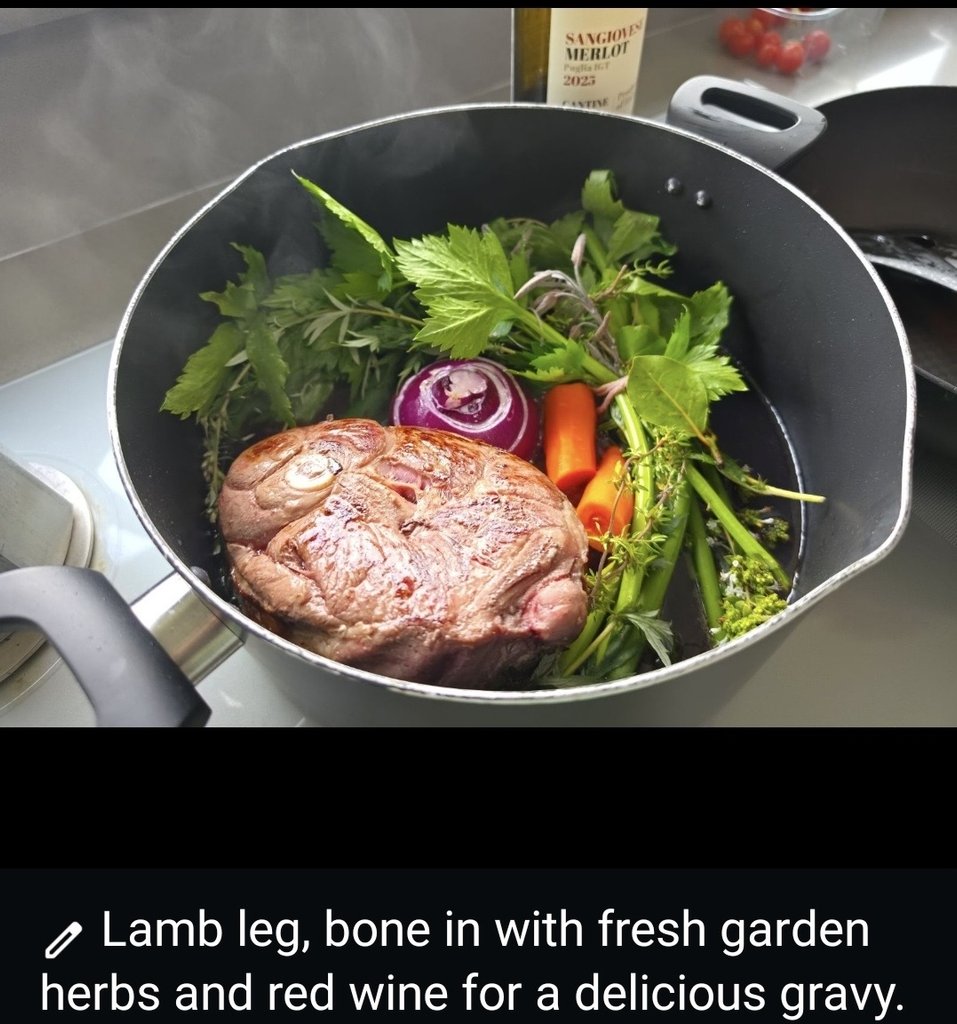 cooking details of a happy customer