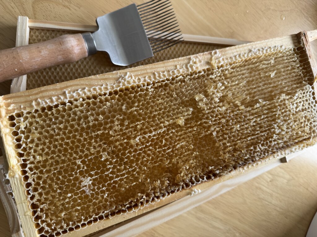 frame after spinning